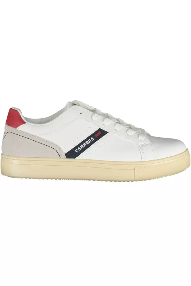 Baskets de sport à lacets Carrera Sleek blanches