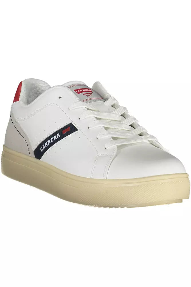 Baskets de sport à lacets Carrera Sleek blanches