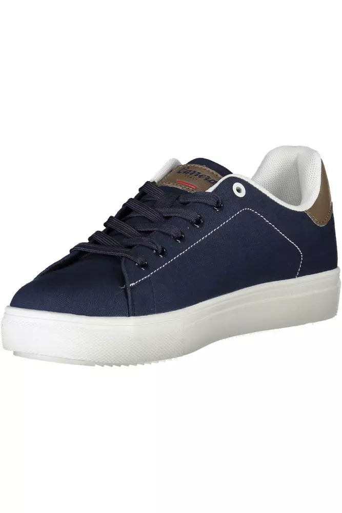 Baskets Carrera Sleek bleues avec détails en cuir écologique