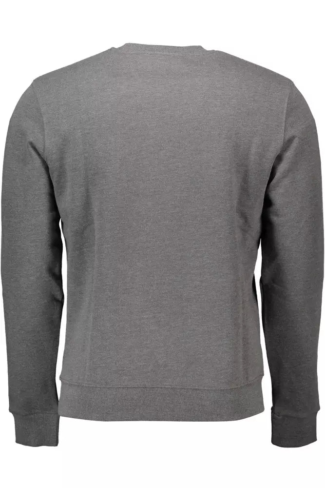 Pull ras du cou classique en coton gris US POLO ASSN.