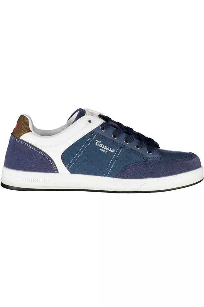 Carrera Eco-Conscious Blue Sneakers with Contrasting Details