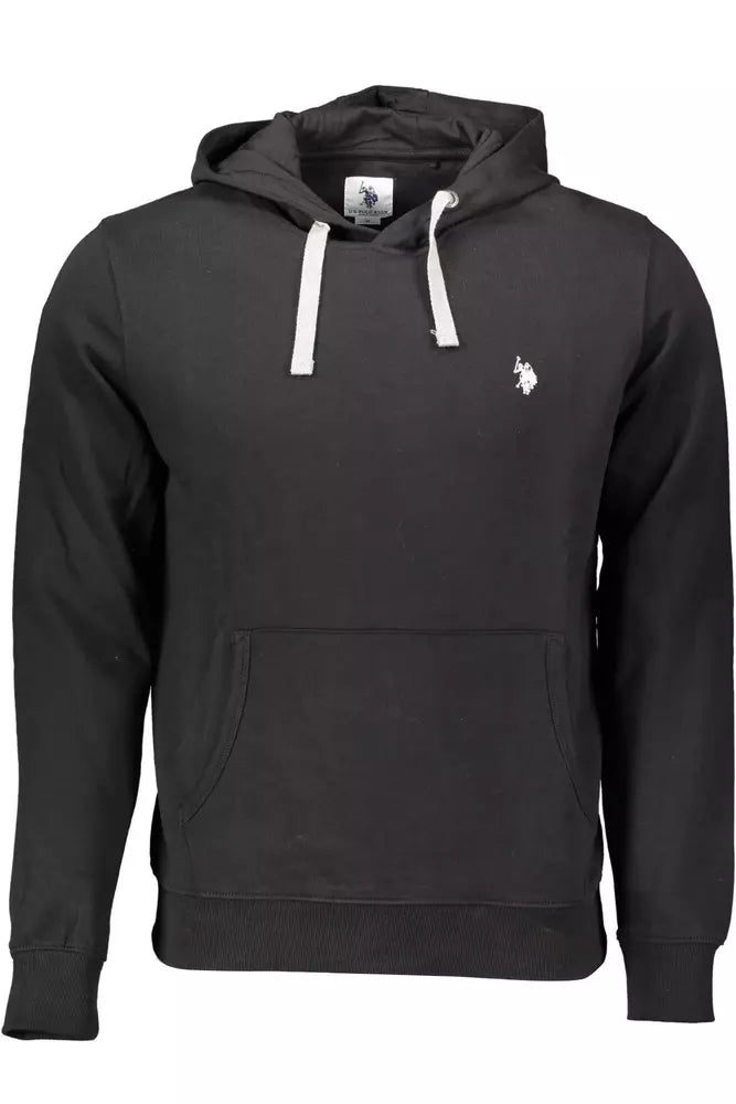 Sweat-shirt à capuche classique en coton US POLO ASSN. en noir