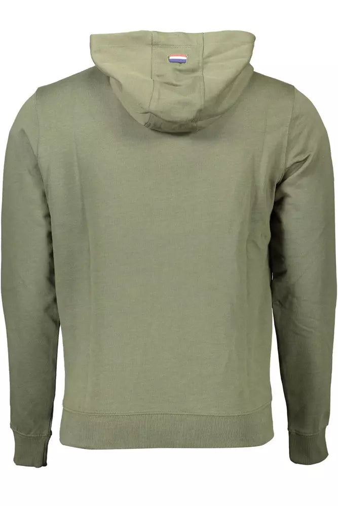 Sweat-shirt à capuche vert élégant avec logo US POLO ASSN.