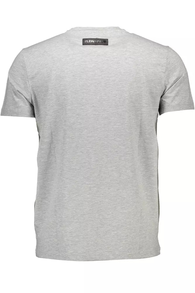 T-shirt de fitness essentiel Plein Sport Sleek Grey