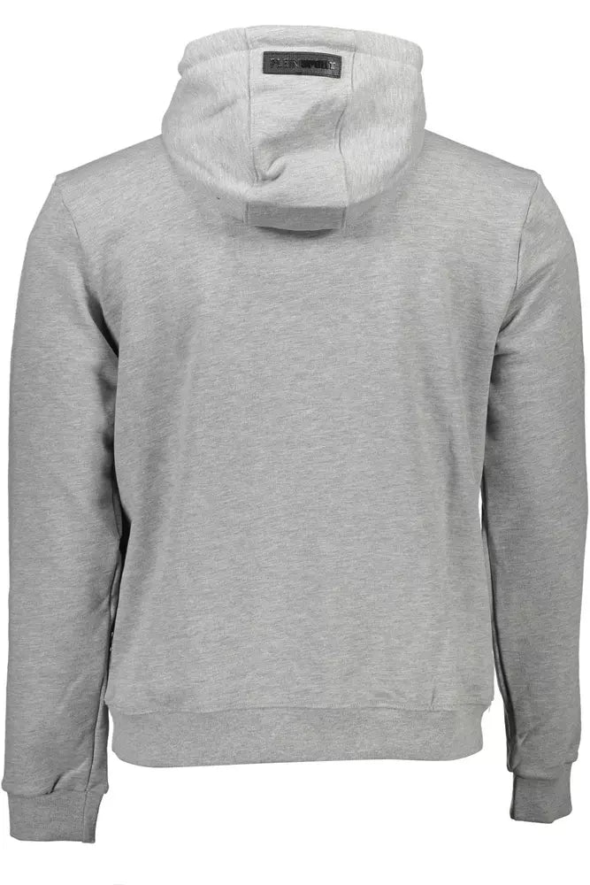 Sweat-shirt à capuche à manches longues Plein Sport Sleek Grey