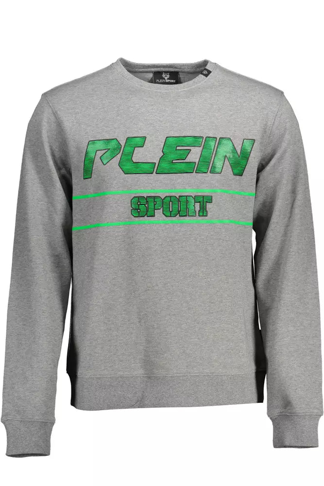 Sweat-shirt à manches longues sophistiqué Plein Sport gris