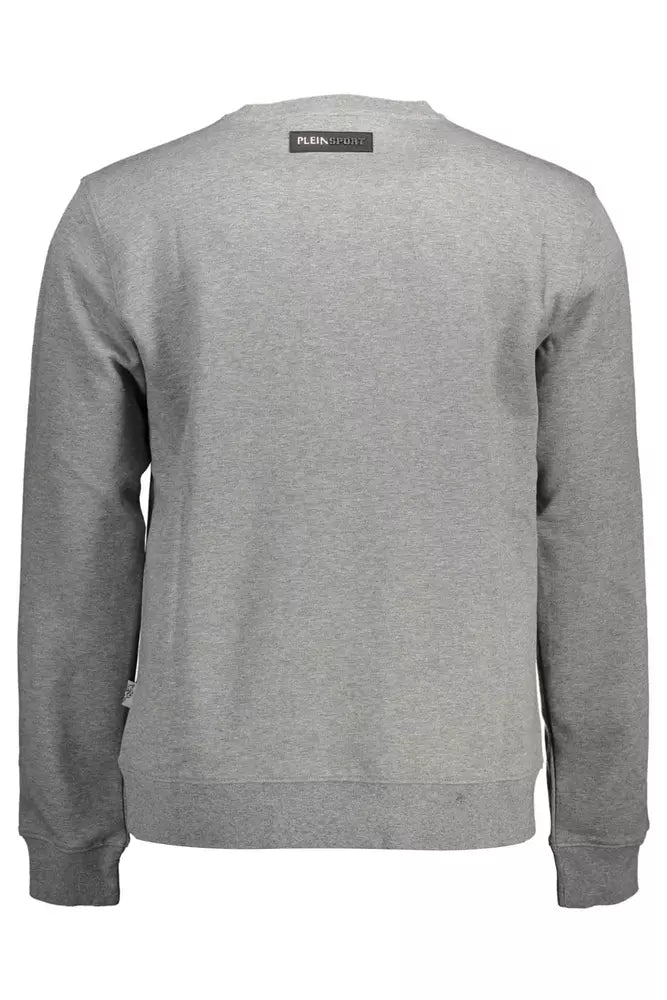 Sweat-shirt à manches longues sophistiqué Plein Sport gris