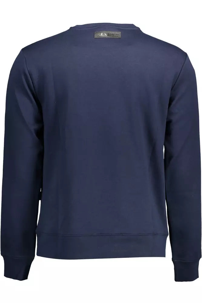 Sudadera deportiva deportiva de manga larga azul de Plein