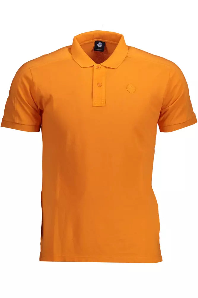 Polo de manga corta en color naranja Sunset de North Sails