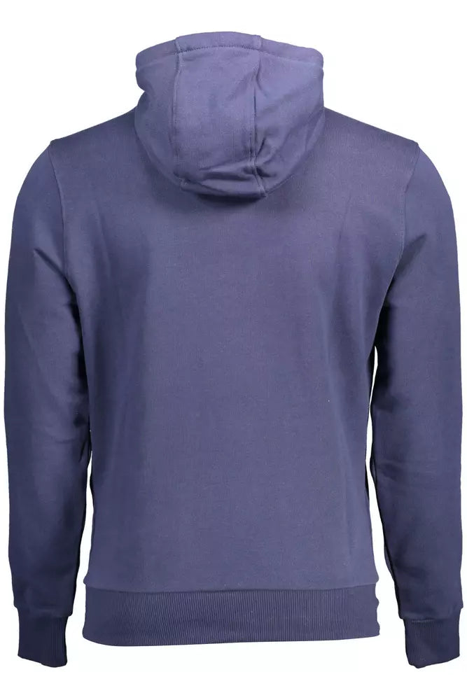 Sweat à capuche en coton bleu North Sails avec logo imprimé