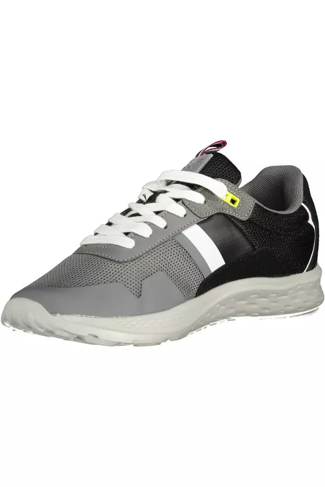 US POLO ASSN. Sofisticadas zapatillas deportivas con cordones en color gris