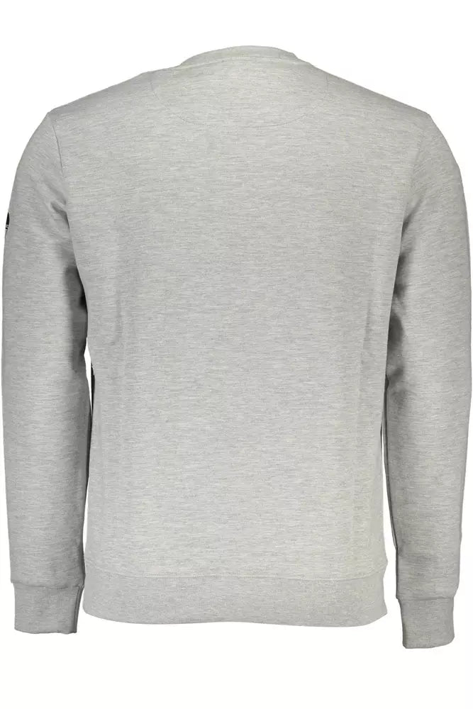 Sweat-shirt à manches longues chic gris de North Sails avec imprimé