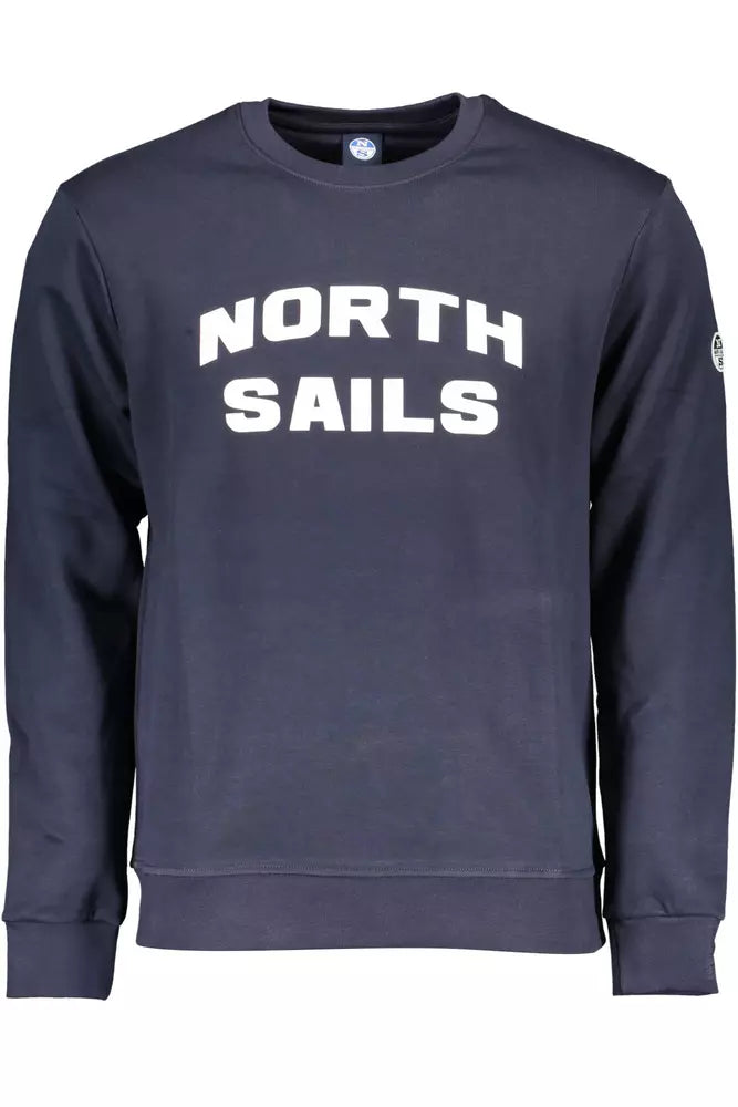 Sweat-shirt imprimé à manches longues bleu North Sails