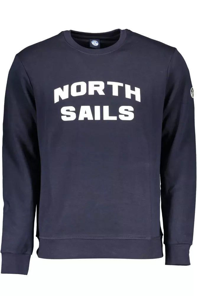 Sudadera estampada de manga larga en azul de North Sails