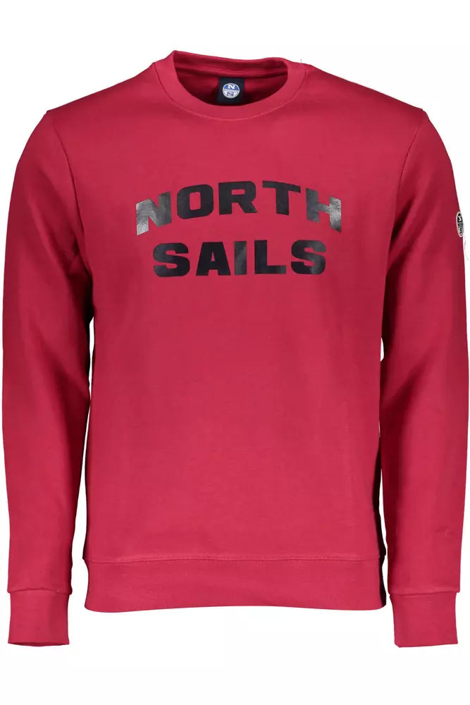 Sudadera con cuello redondo y estampado rosa chic de North Sails