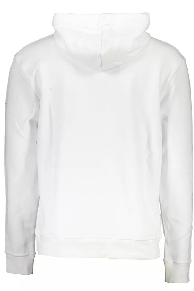 Sudadera con capucha blanca elegante y bolsillo central de North Sails