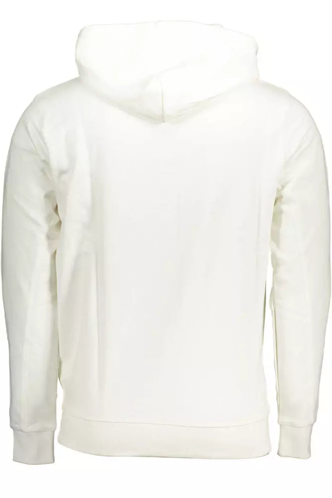 U.S. POLO ASSN. White Contrast Logo Hooded Sweater