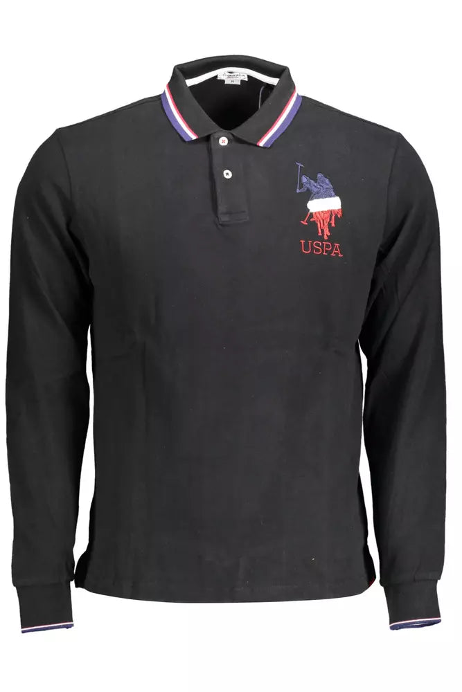 Polo élégant à manches longues avec broderie US POLO ASSN.