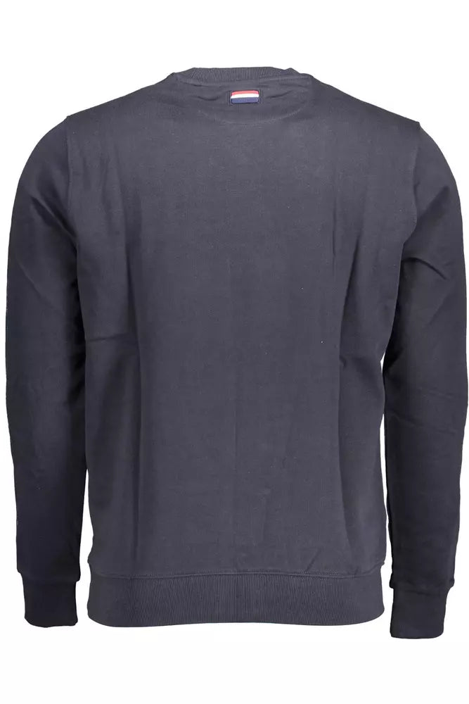 US POLO ASSN. Sudadera elegante con logotipo bordado en azul