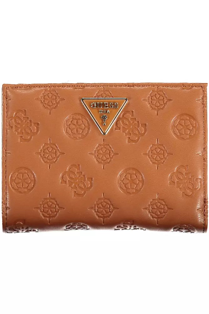 Guess Jeans Brown Polyethylene Women Wallet