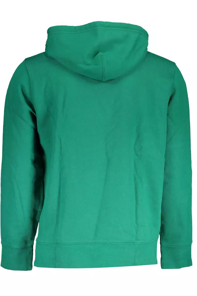 Sweat à capuche en coton vert Levi's avec logo