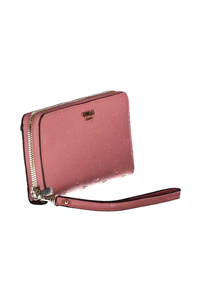 Cartera Chic Pink con detalles en contraste de Guess Jeans