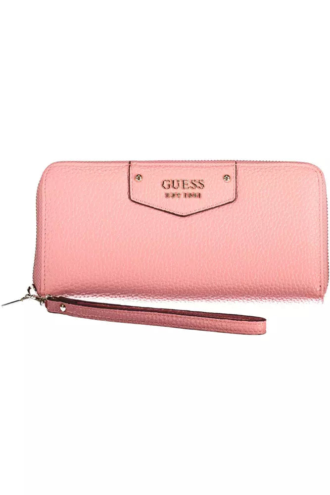 Cartera Chic Pink con detalles en contraste de Guess Jeans