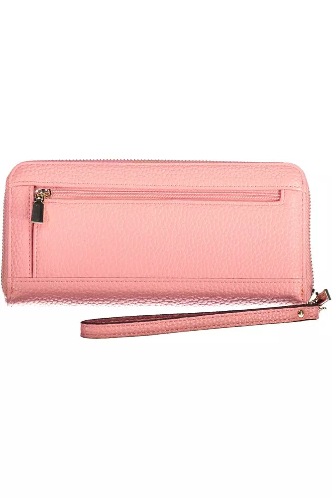 Cartera Chic Pink con detalles en contraste de Guess Jeans