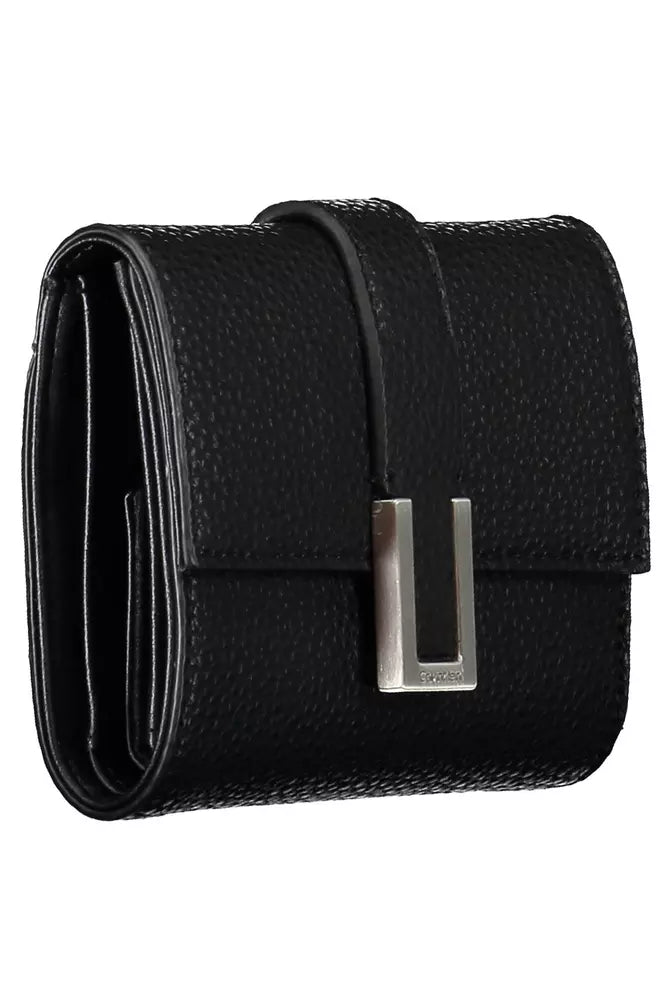 Calvin Klein Black Polyester Women Wallet