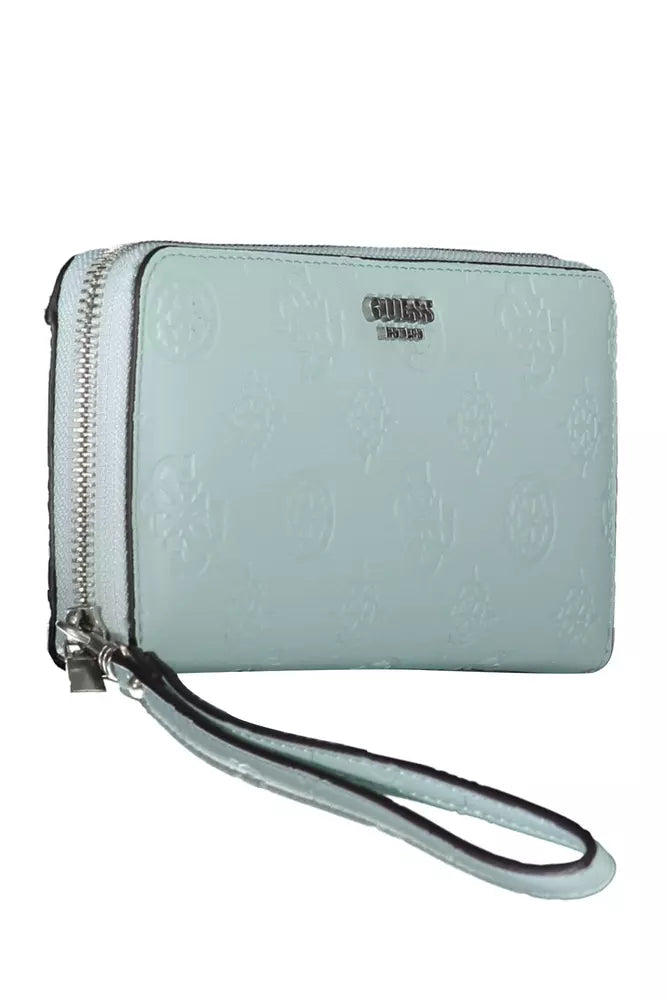 Cartera multicompartimentos Chic azul claro de Guess Jeans