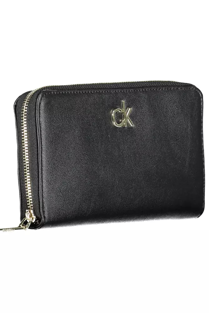 Calvin Klein Elegant Black Multi-Compartment Wallet