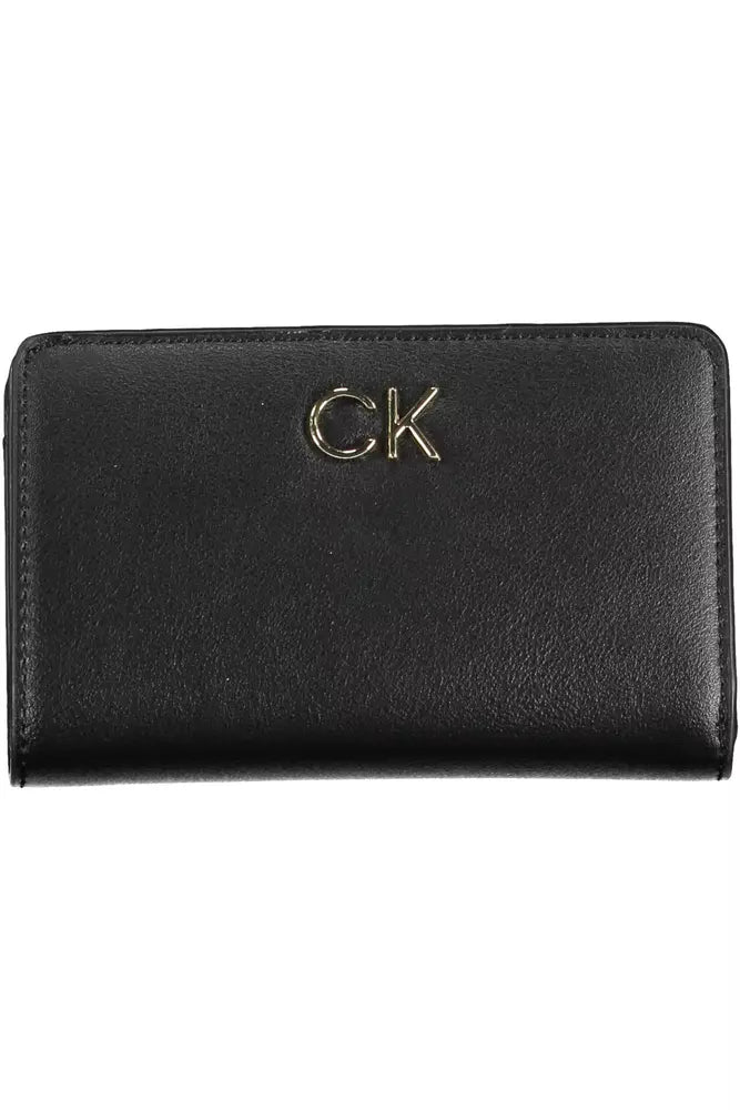 Calvin Klein Elegant Black RFID Wallet with Multiple Compartments