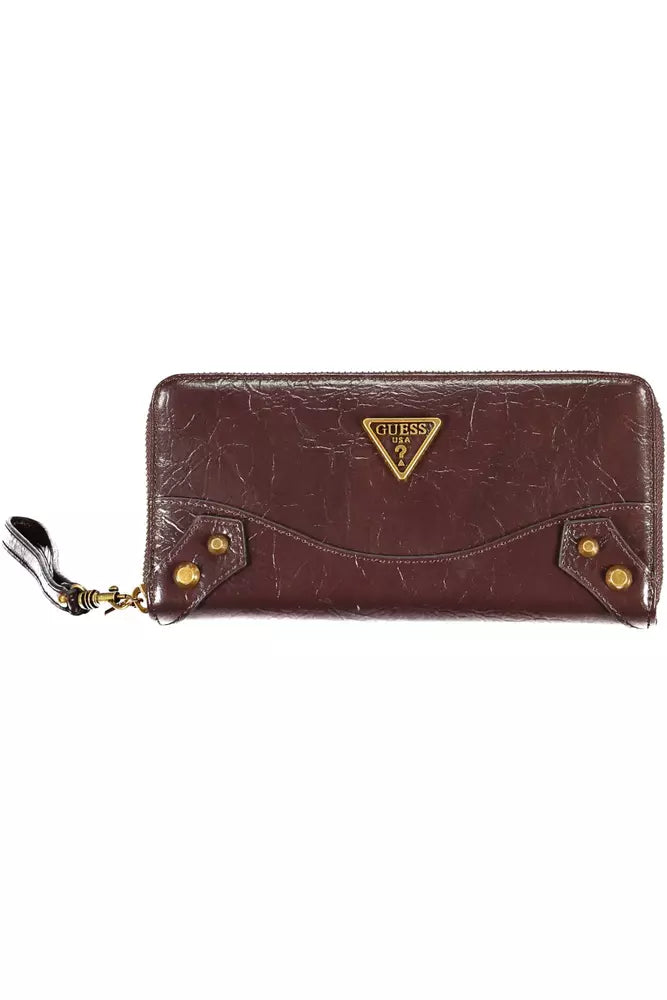 Guess Jeans Elegant Brown Polyethylene Wallet