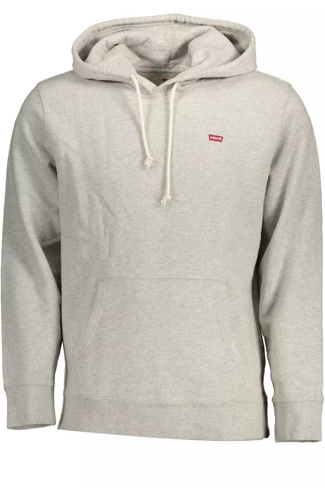 Sweat à capuche Levi's Essential gris pour homme