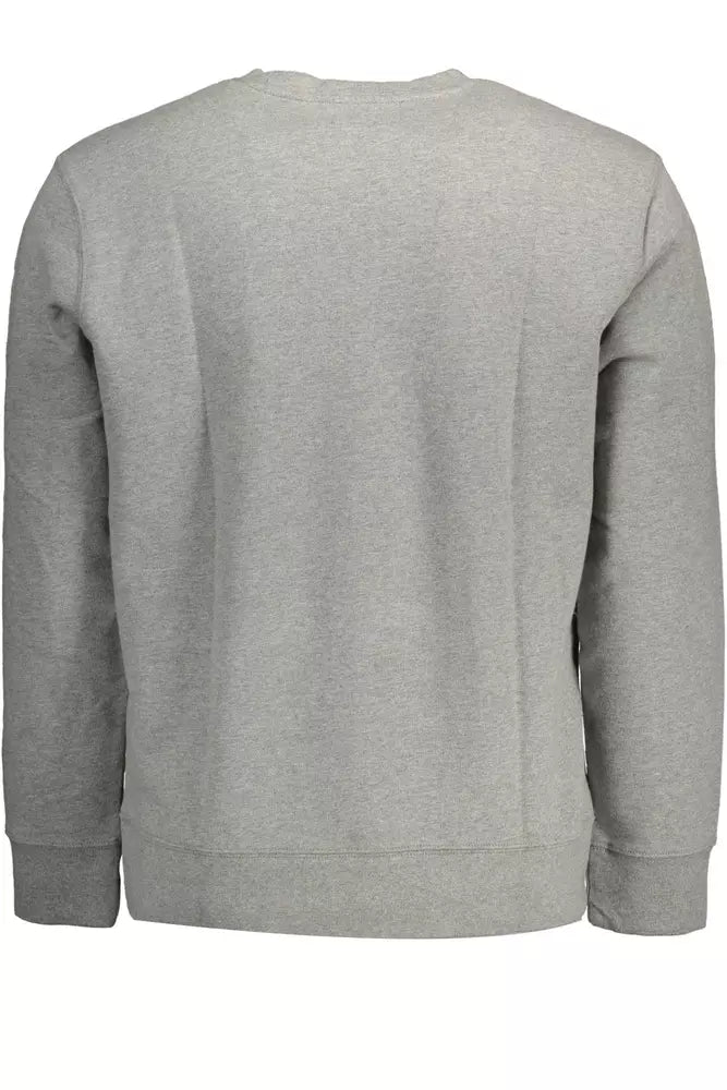 Sudadera con logo de manga larga gris elegante de Levi's