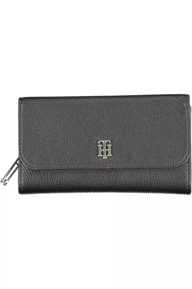 Tommy Hilfiger Black Polyethylene Women Wallet