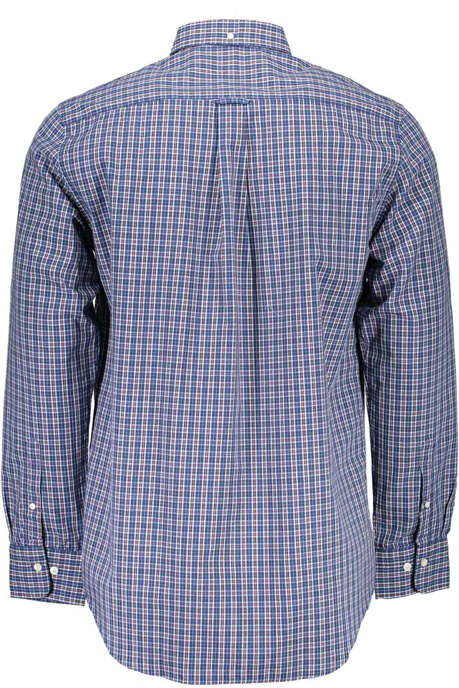 Chemise boutonnée à manches longues sophistiquée violette de Gant