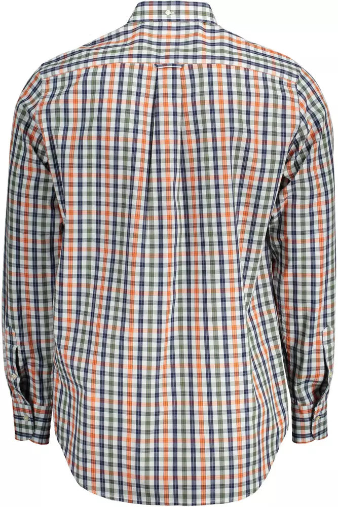 Chemise boutonnée verte élégante pour homme de Gant