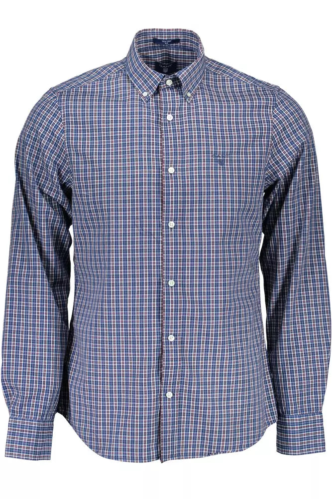 Chemise boutonnée à manches longues et coupe slim élégante de Gant