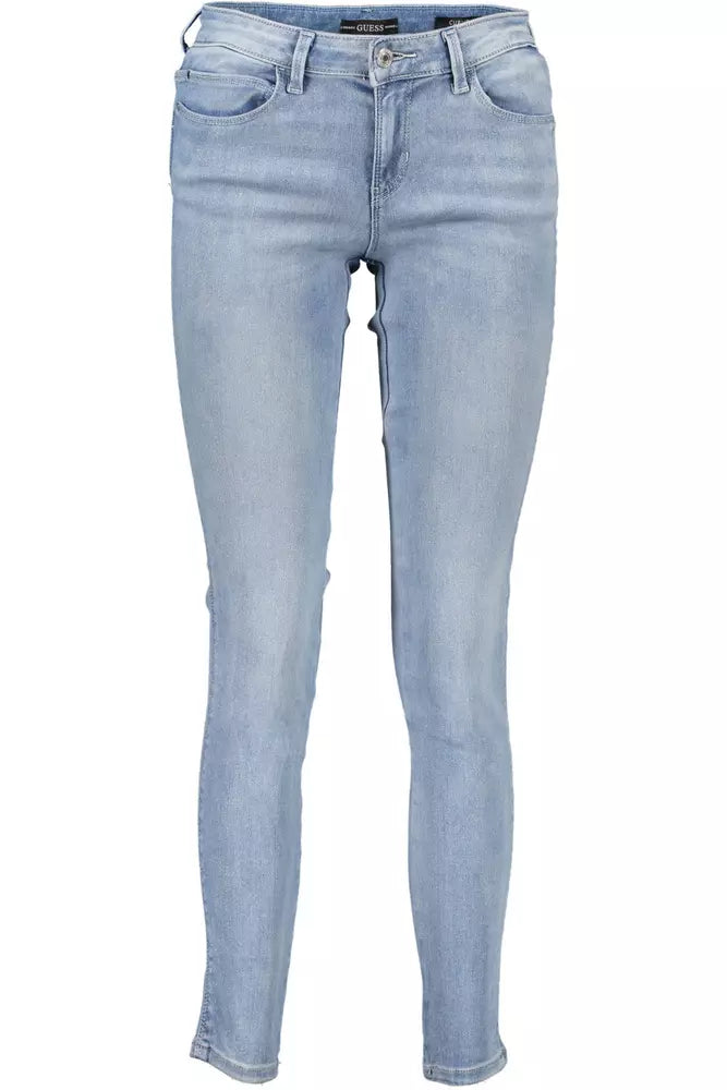 Guess Jeans Chic Light Blue Denim pour un style sophistiqué