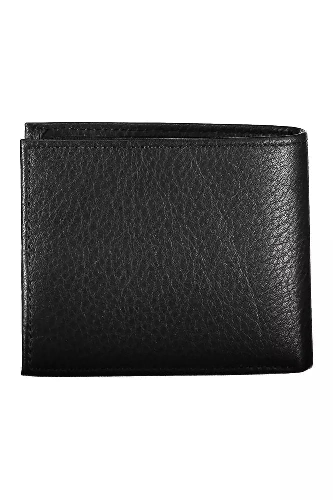 Tommy Hilfiger Black Leather Men Wallet