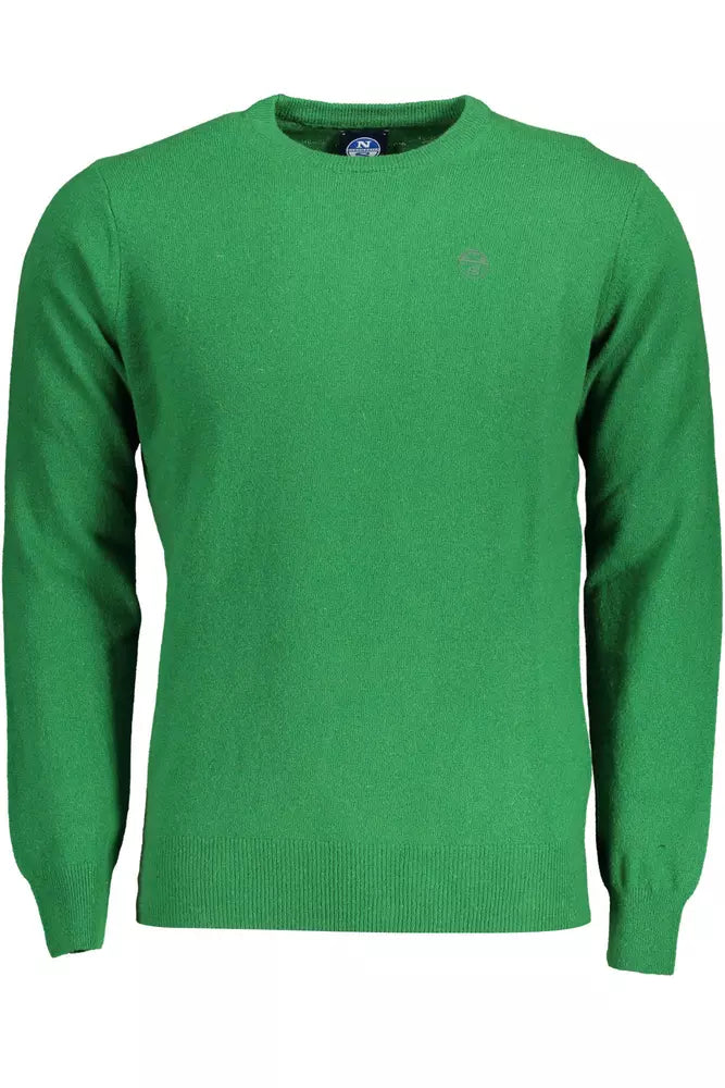 Pull en laine mélangée vert chic de North Sails pour homme