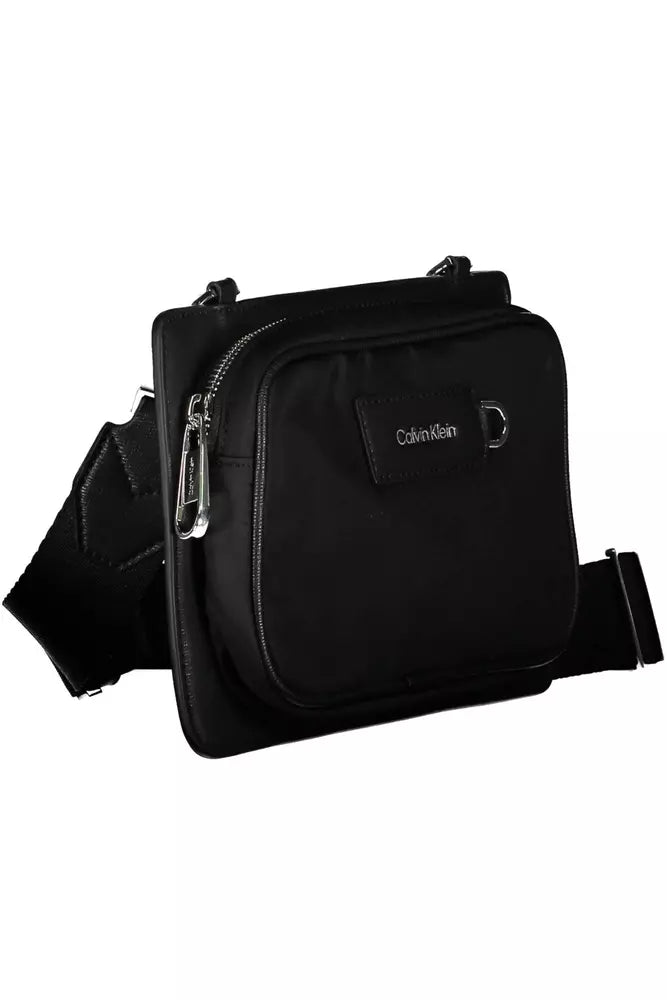 Calvin Klein Sleek Black Recycled Shoulder Bag