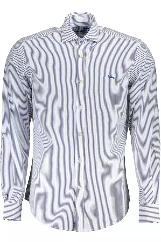 Harmont & Blaine White Cotton Men Shirt