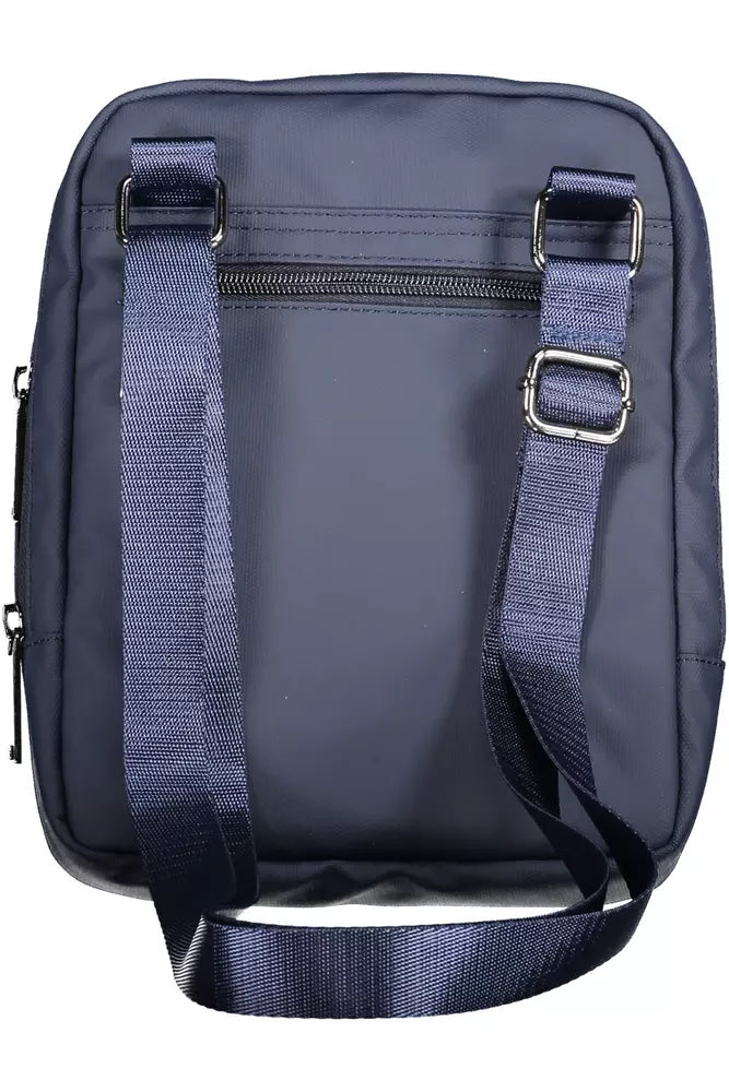 Bolso de hombro elegante azul con compartimento para portátil de Aeronautica Militare