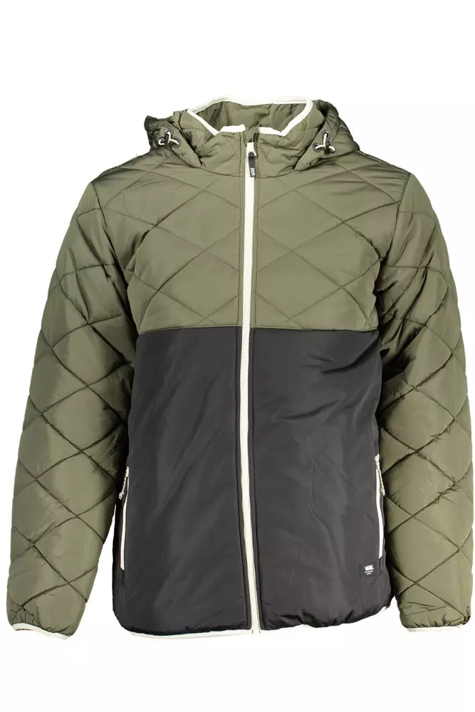 Veste à capuche Vans Classic verte avec logo