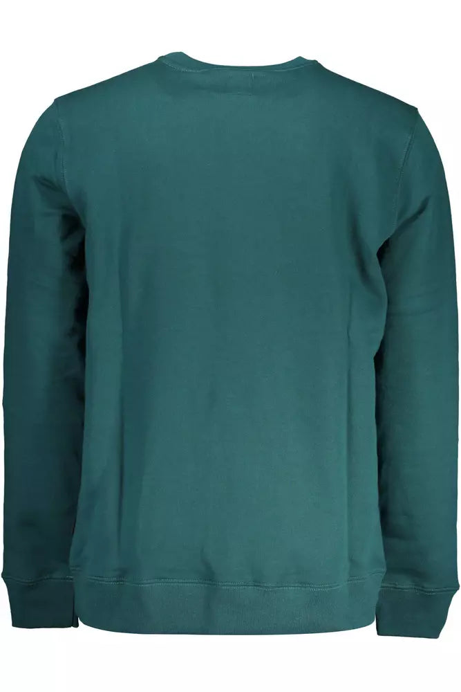 Sweat-shirt à col rond avec imprimé logo vert Vans