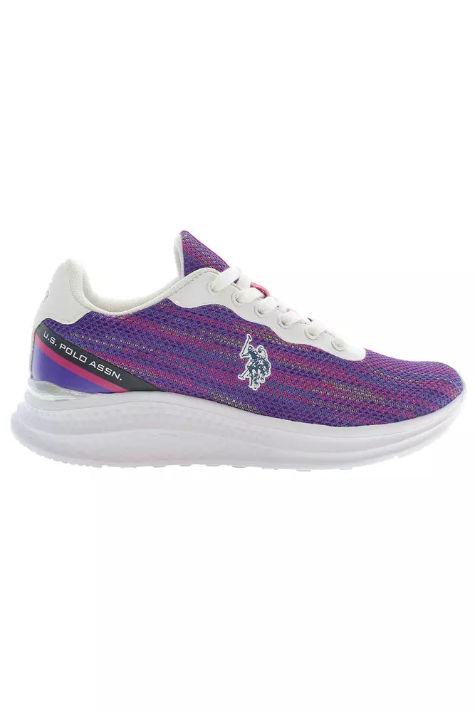 Baskets à lacets violettes élégantes US POLO ASSN.