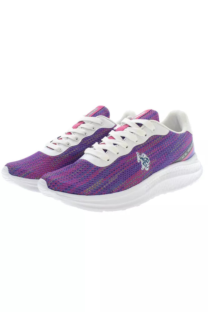 Baskets à lacets violettes élégantes US POLO ASSN.