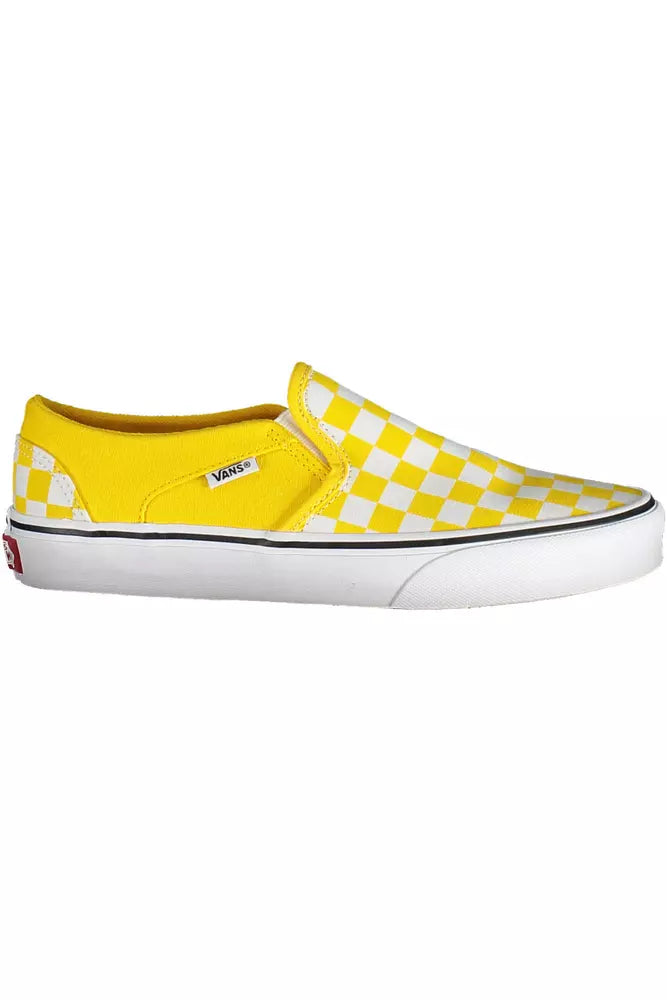 Baskets de sport élastiques jaunes vibrantes Vans